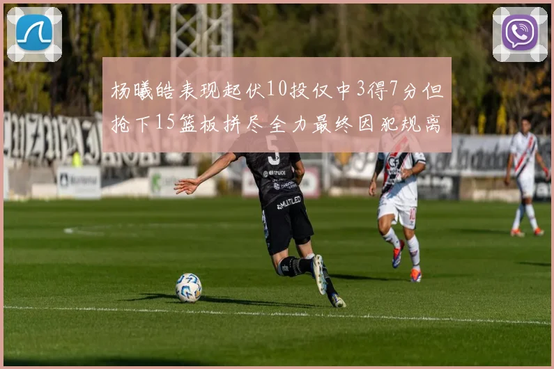 杨曦皓表现起伏10投仅中3得7分但抢下15篮板拼尽全力最终因犯规离场